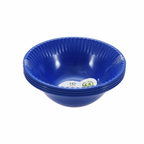 HD Designs Outdoors® Paper Plate Style Cereal Bowl - Blue Perspective: front