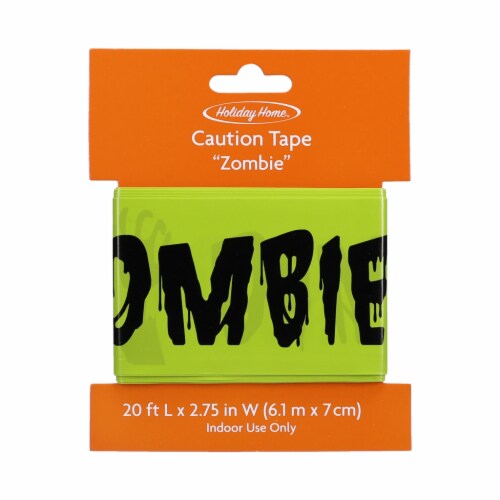 Holiday Home® Zombies Caution Tape Perspective: front