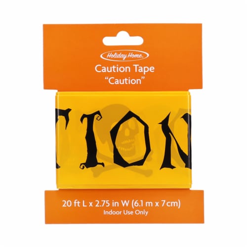 Holiday Home® Caution Tape Perspective: front