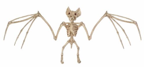 Holiday Home® Skeleton Bat - Cream Perspective: front