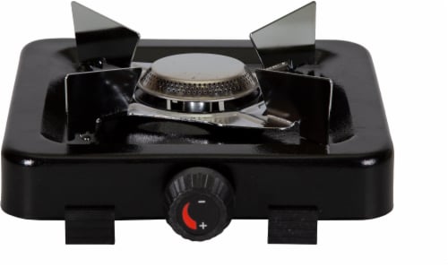 Stansport Single Burner Propane Stove - Black Perspective: front