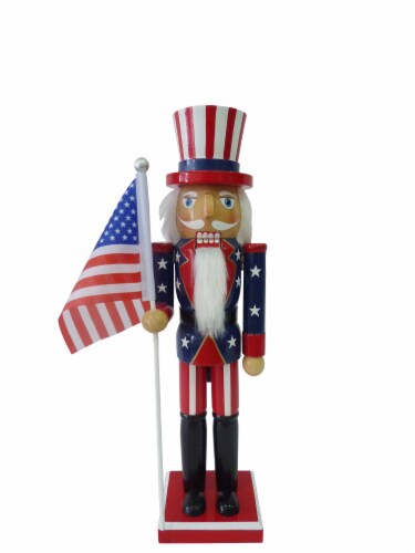 Holiday Home Uncle Sam Nutcracker Perspective: front
