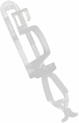 Holiday Home Universal Swivel Gutter and Shingle Light Clips - 50 pk - Clear Perspective: front