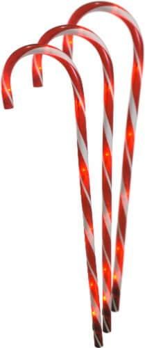 Holiday Home Candy Cane Pathway Markers - 3 Pack, 26 in - Kroger