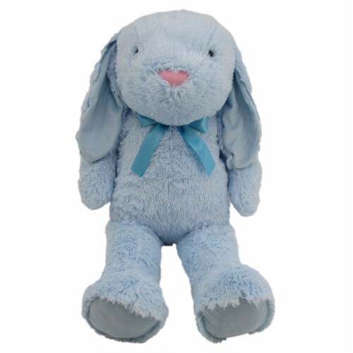 Holiday Home Giant Bunny Plush - Light Blue Perspective: front