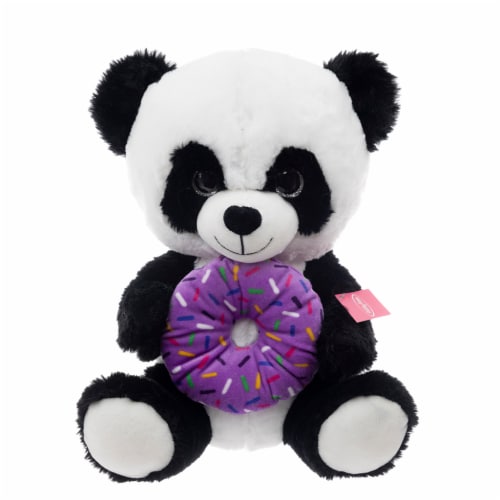 Holiday Home Panda with Donut Plush Perspective: front