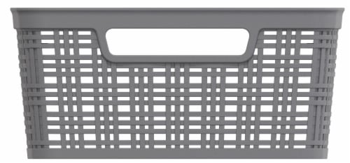 Everyday Living Wicker Basket - Gray Perspective: front