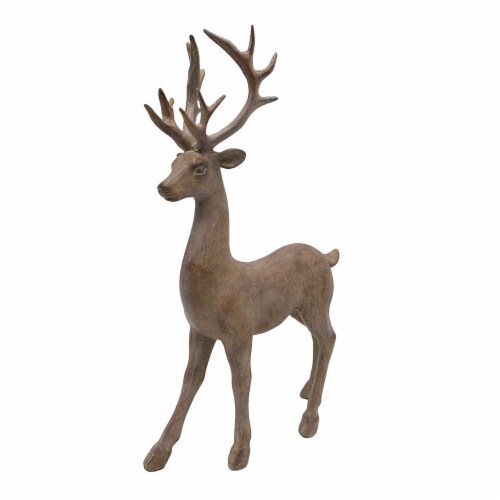 Holiday Home Standing Deer Figure Perspective: front