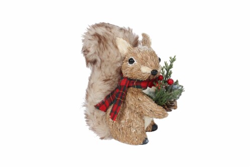 Holiday Home Christmas Squirrel Decoration Perspective: front
