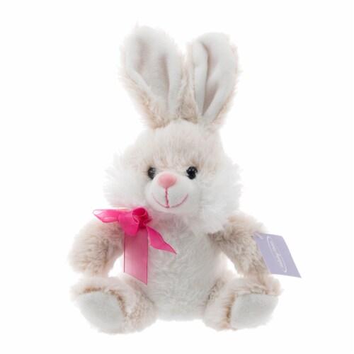 Holiday Home Sitting Easter Bunny Plush Perspective: front
