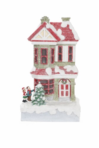Holiday Home LED Christmas House Decor Perspective: front