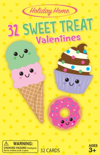 Holiday Home® Sweet Treat Valentine's Exchange Cards Perspective: front