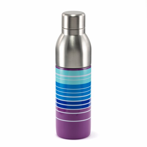 HD Designs Outdoors Dual Opening Stainless Steel Water Bottle Perspective: front