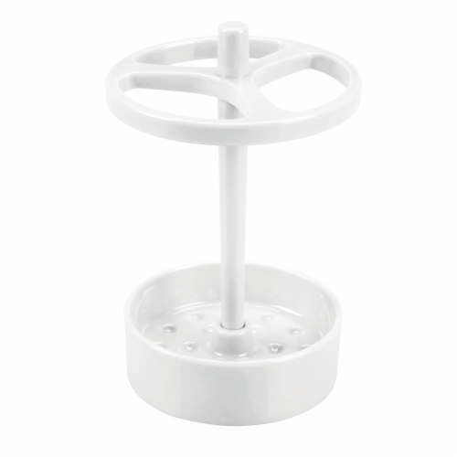 Everyday Living Toothbrush Holder - White Perspective: front