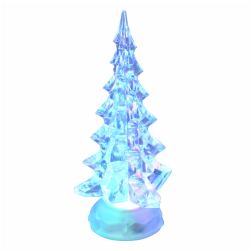 Holiday Home Moving Water Light Up Christmas Tree Perspective: front