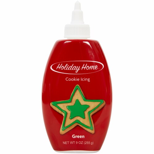 Holiday Home 9 oz Cookie Icing - Green Perspective: front