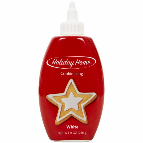 Holiday Home 9 oz Cookie Icing - White Perspective: front