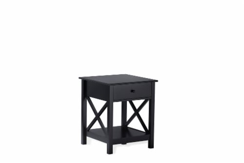 EL2 by Everyday Living X Frame Black End Table Perspective: front