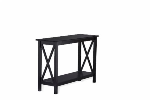 Everyday Living X Frame Black Console Table Perspective: front