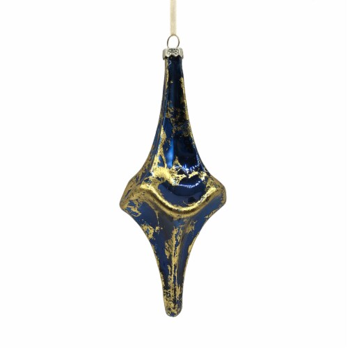 Holiday Home Geo Diamond Christmas Ornament Perspective: front