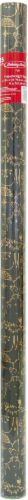 Holiday Home Whimsical Deer Foil Gift Wrapping Paper - Black/Gold Perspective: front