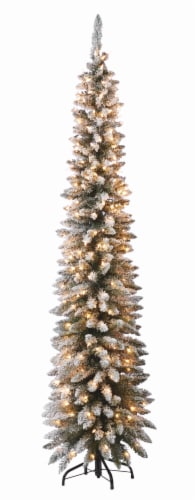 Holiday Home Colorado Pine Christmas Tree with Clear Lights - 7' Perspective: front