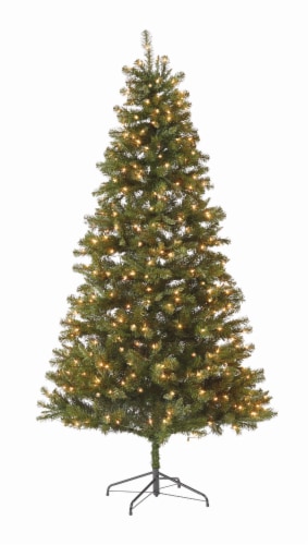 Holiday Home® Kennedy Fir Christmas Tree with Clear Lights Perspective: front