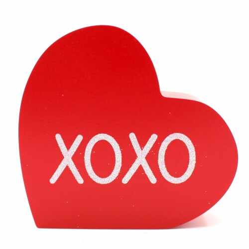Holiday Home® XOXO Convo Heart - Red Perspective: front