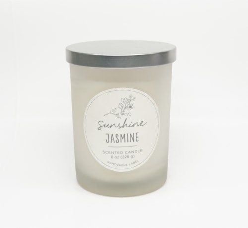 HD Designs Sunshine Jasmine Jar Candle Perspective: front