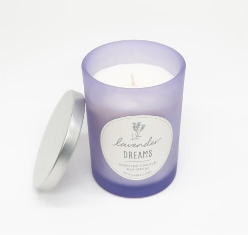 HD Designs Lavender Dreams Jar Candle Perspective: front