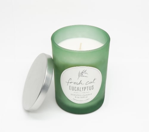 HD Designs Fresh Cut Eucalypus Jar Candle Perspective: front