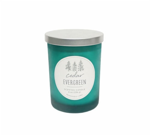HD Designs Cedar Evergreen Jar Candle Perspective: front