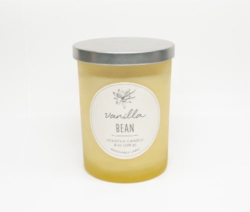 HD Designs Vanilla Bean Jar Candle Perspective: front