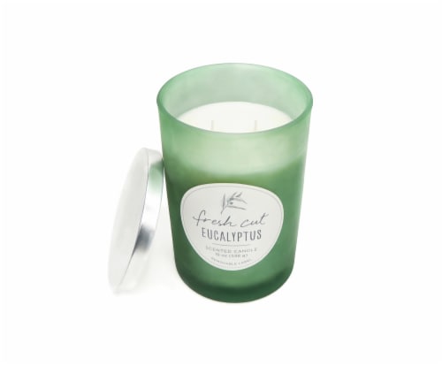 HD Designs Fresh Cut Eucalyptus Jar Candle Perspective: front