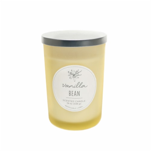 HD Designs Vanilla Bean Jar Candle Perspective: front