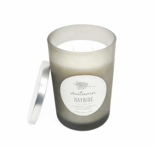 HD Designs Autumn Hayride Candle Jar Perspective: front