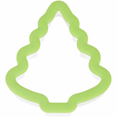 Holiday Home Grippy Tree Cushioned Cookie Cutter Perspective: front