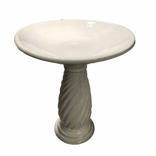 Kroger® Classico Birdbath - Cream Perspective: front