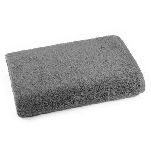 Dip Solid Bath Sheet - Quiet Shade Perspective: front