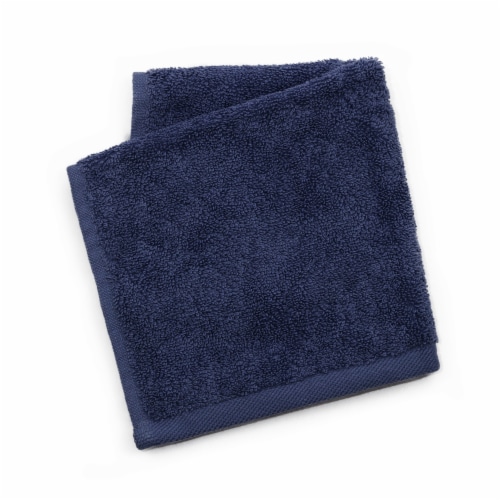Dip Solid Wash Cloth - Crown Blue Perspective: front