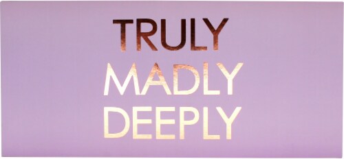Holiday Home® Truly Madly Deeply Sign - Pink/Gold Perspective: front