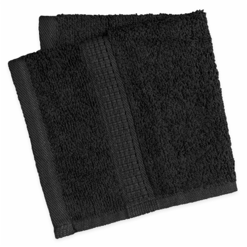 Everyday Living Washcloth - Black Perspective: front
