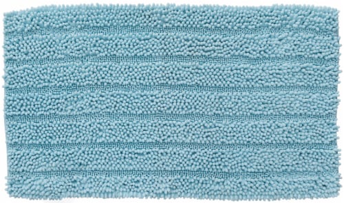 Everyday Living Light Blue Noodle Bath Rug 17x24 Perspective: front