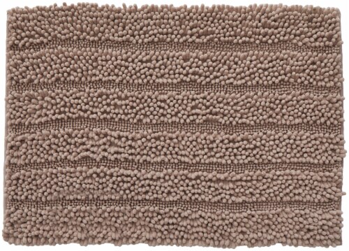 Everyday Living Light Brown Noodle Bath Rug 20x30 Perspective: front