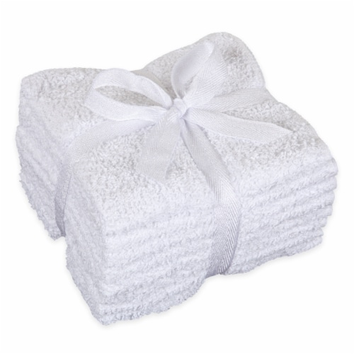 Everyday Living Wash Cloths - White, 8 ct / 1 pk - Fred Meyer