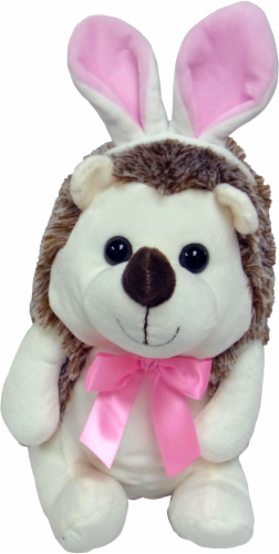 hedgehog with bunny ears plush