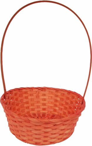 Holiday Home® Round Easter Basket - Peach Perspective: front