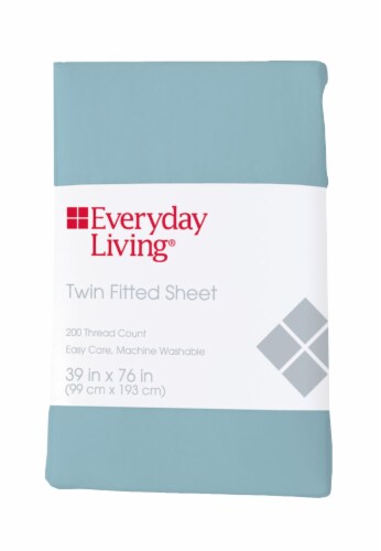 Everyday Living® 200 Thread Count Cotton/Polyester Fitted Sheet - Sea Angel Perspective: front
