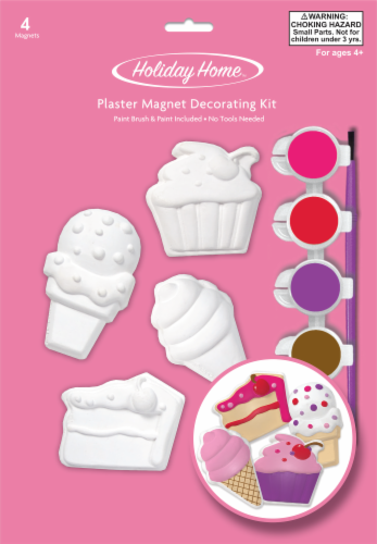 Holiday Home® Plaster Sweets Magnet Decorating Kit Perspective: front