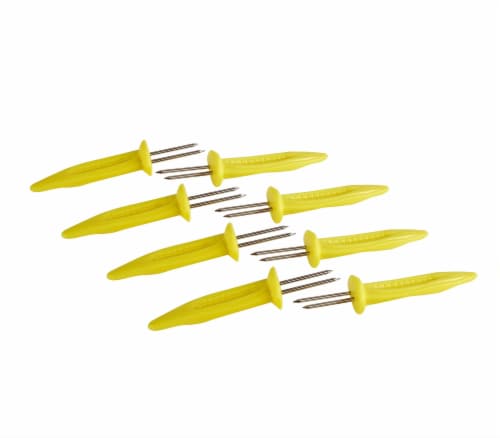 Everyday Living Deluxe Corn Skewers - Yellow Perspective: front